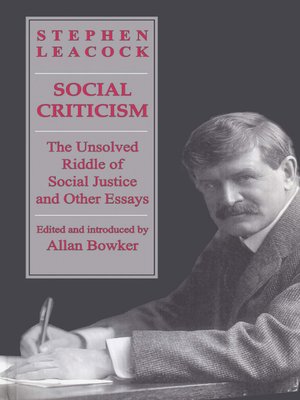 cover image of Social Criticism